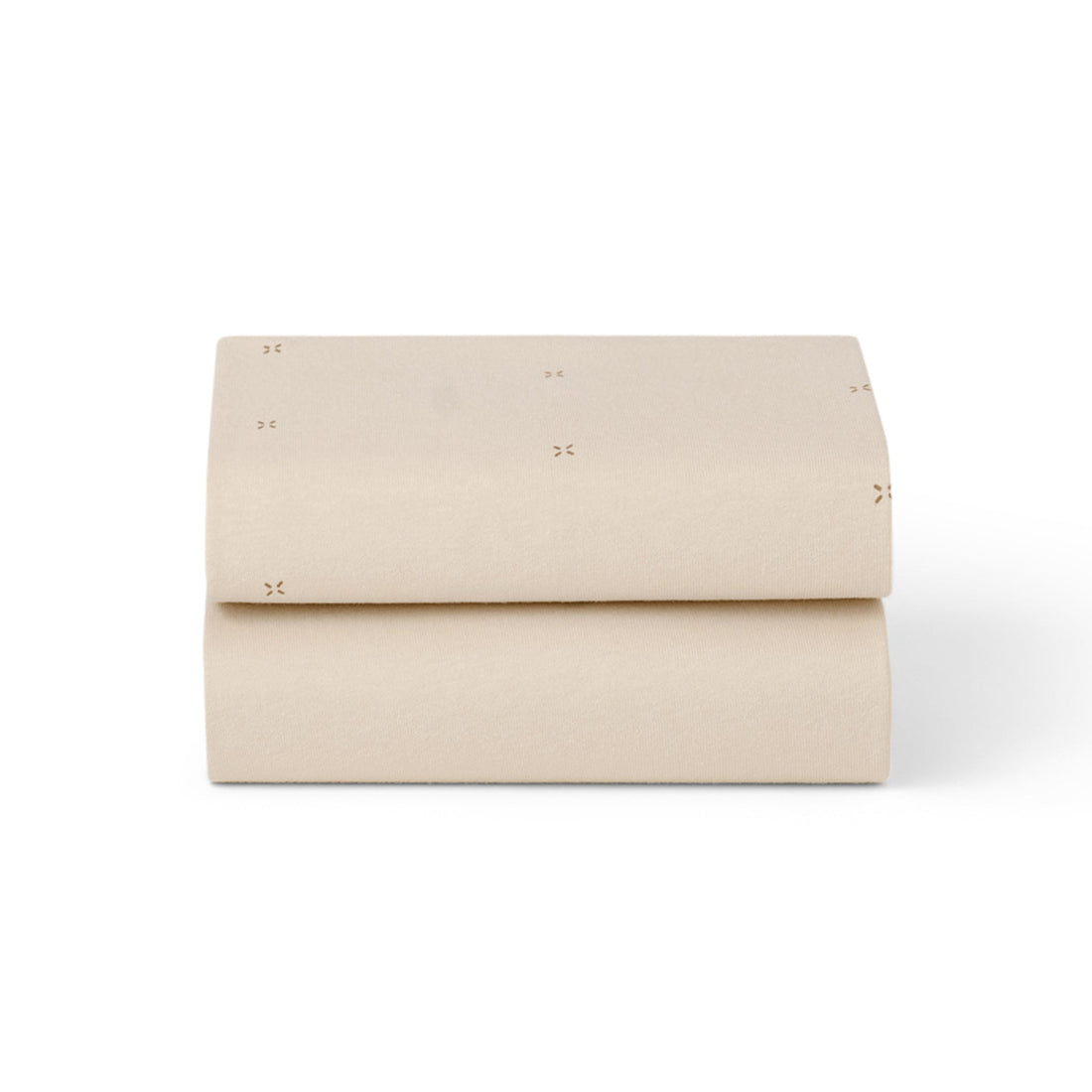 Snuz Bassinet Fitted Sheets, 2 Pack - Cashmere/Cross - USBD028BS