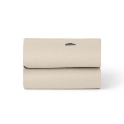Snuz Bassinet Fitted Sheets, 2 Pack - Sand/Cloud - USBD028BO