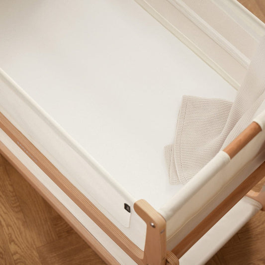 Snuz Bassinet Fitted Sheets, 2 Pack - White - USBD028BL