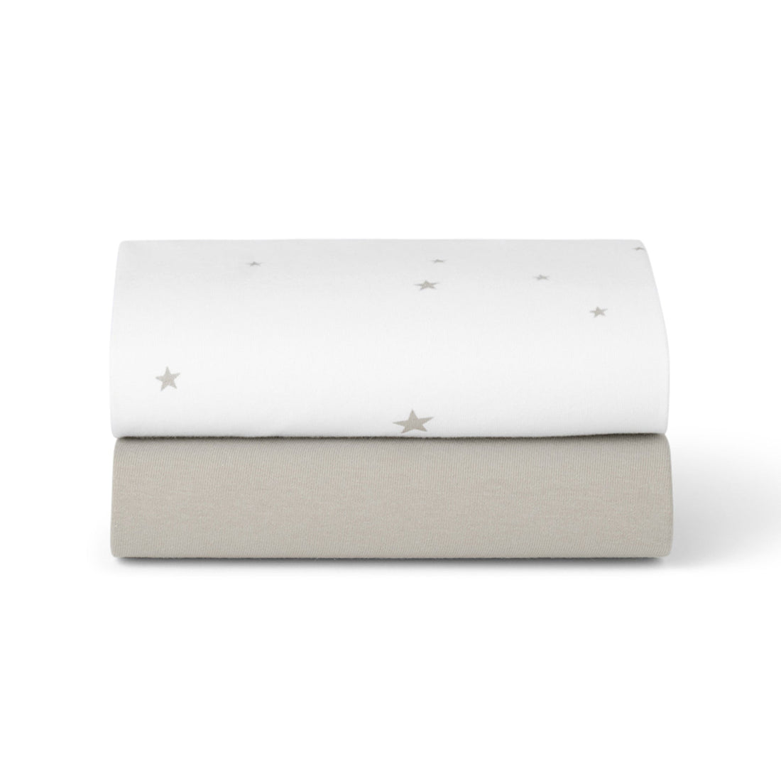 Snuz Bassinet Fitted Sheets, 2 Pack - White/Star - USBD028BQ