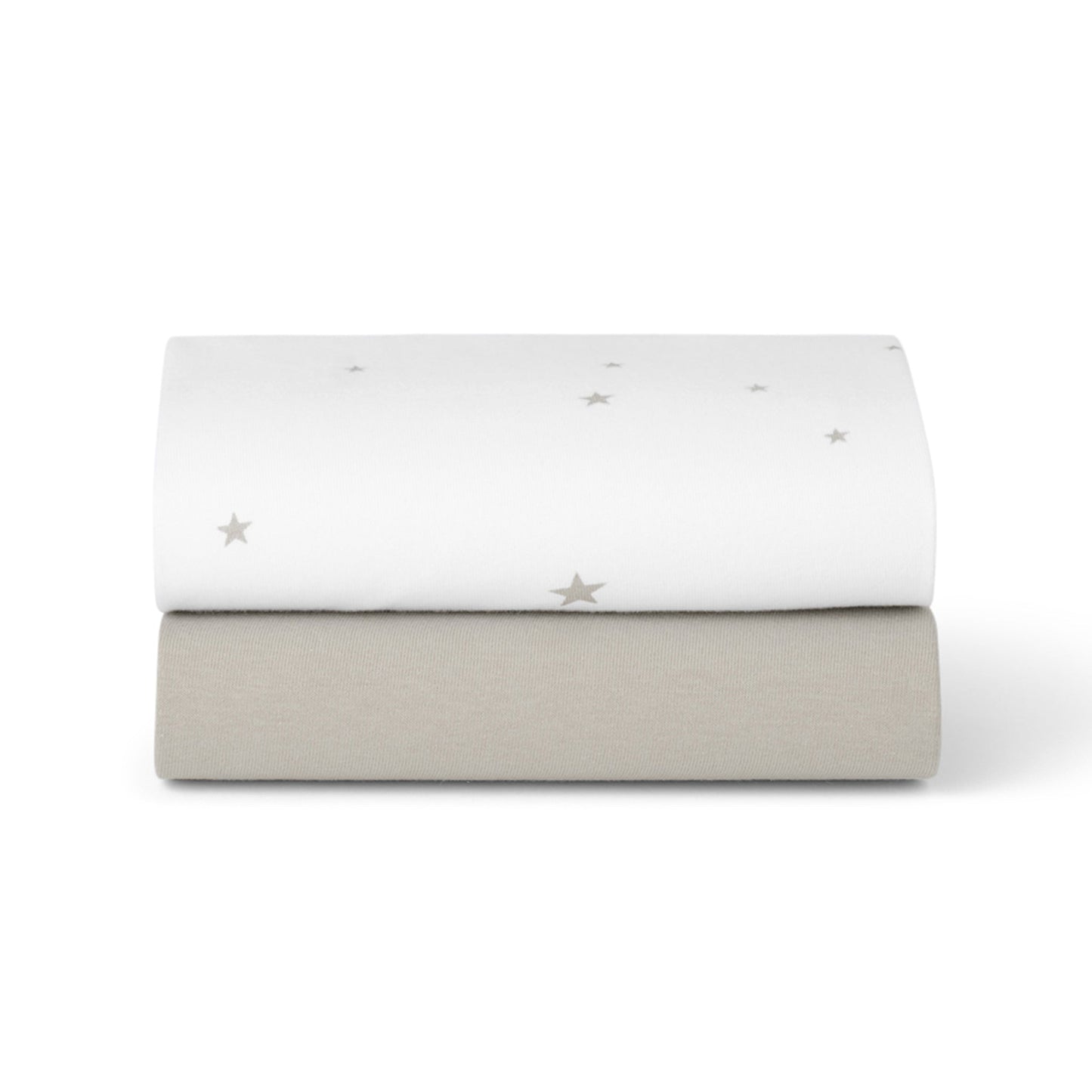 Snuz Bassinet Fitted Sheets, 2 Pack - White/Star - USBD028BQ