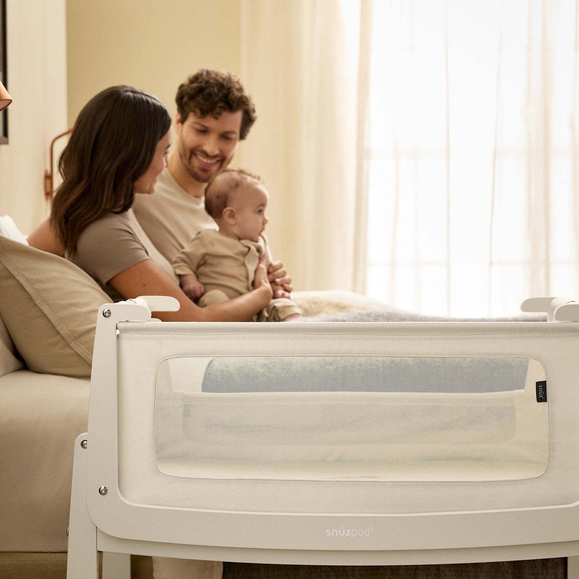 Snuz SnuzPod 5 Bedside Bassinet - Cashmere - USFN050G
