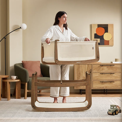 Snuz SnuzPod 5 Bedside Bassinet - Walnut - USFN050N