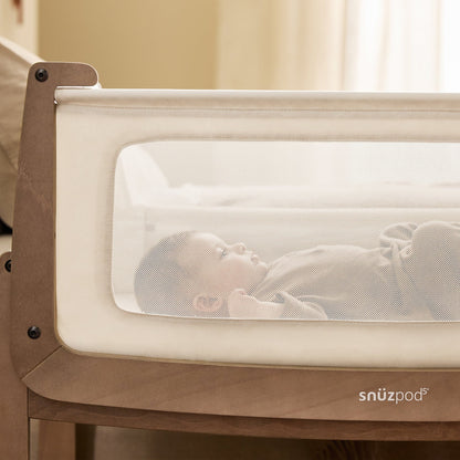 Snuz SnuzPod 5 Bedside Bassinet - Walnut - USFN050N