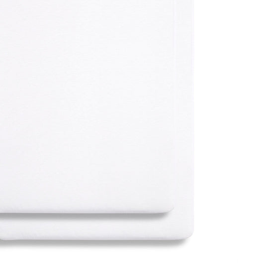 Snuz SnuzPod Crib Fitted Sheets, 2 Pack - White - BD028BL