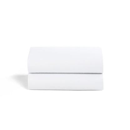 Snuz SnuzPod Crib Fitted Sheets, 2 Pack - White - BD028BL
