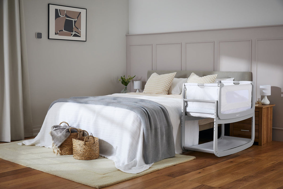 Snuz SnuzPod4 Bedside Crib - Dove Grey - USFN014D