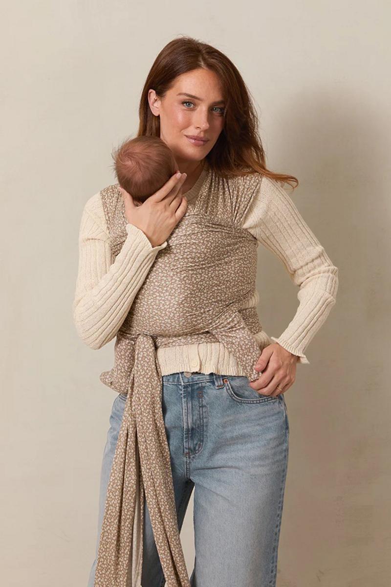 Solly Baby Wrap - Cream Floral - CF-21