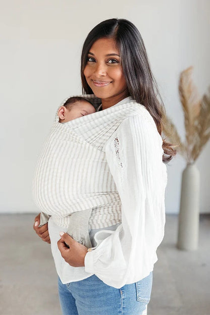 Solly Baby Wrap - Driftwood Stripe - S22-61