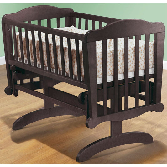 Sorelle Dondola Gliding Cradle with Mattress - Espresso