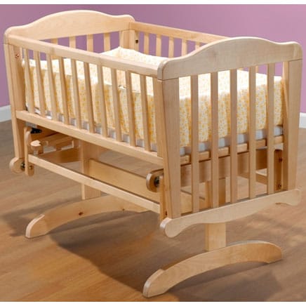 Sorelle Dondola Gliding Cradle with Mattress - Natural