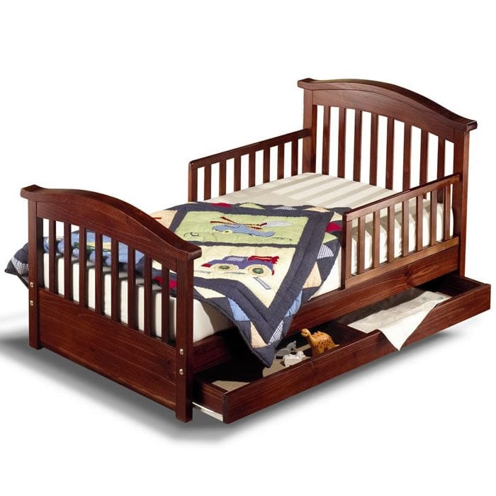 Sorelle Joel Solid Pine Toddler Bed - Cherry - 776-CH