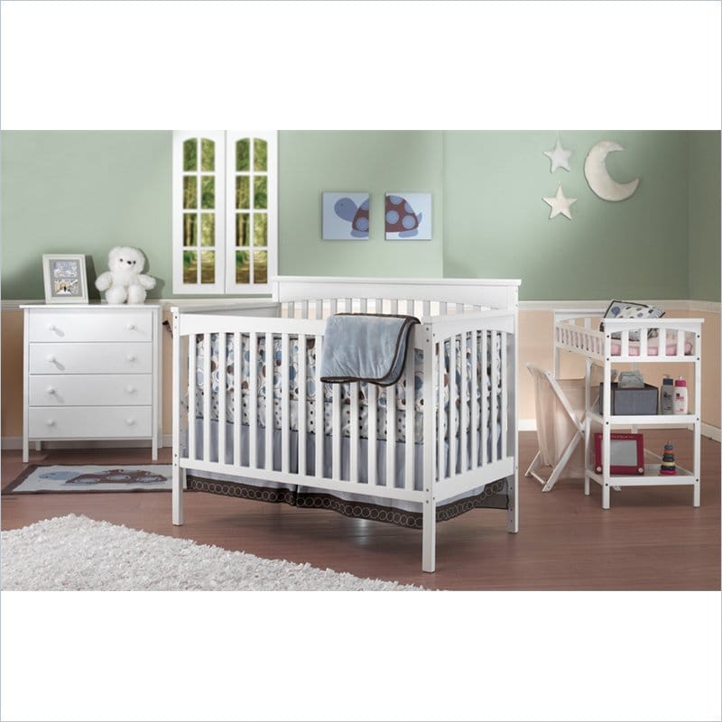 SB2 Petite Paradise Kids' Nursery Room in A Box in White - 1070-WH
