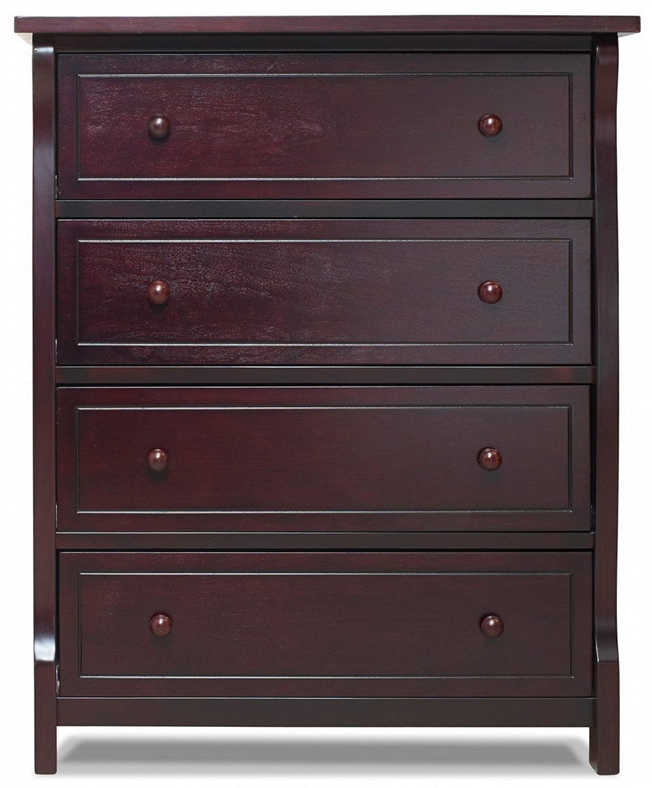 Sorelle Tuscany/Princeton 4 Drawer Dresser in Espresso