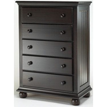 Sorelle Vista 3 Piece Nursery Set in Espresso - Crib, 5 Drawer Dresser & Armoire - 261V2610V2641E