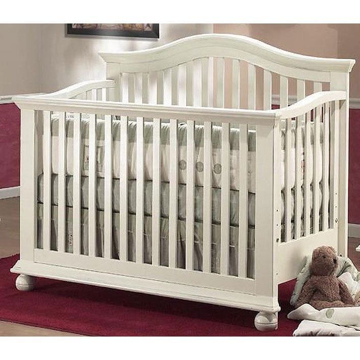 Sorelle Vista 3 Piece Nursery Set in French White - Crib, 5 Drawer Dresser & Armoire - 261V2610V2641FW