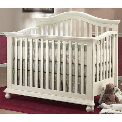 Sorelle Vista 3 Piece Nursery Set in French White - Crib, 5 Drawer Dresser & Armoire - 261V2610V2641FW