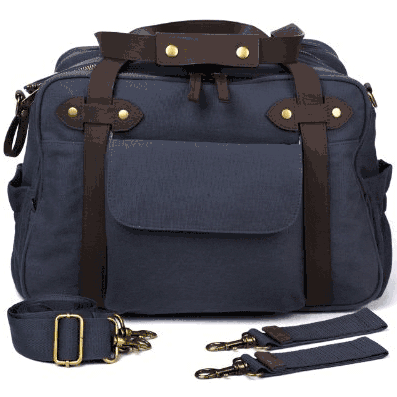 SoYoung Charlie Diaper Bag in Slate (Blue/Grey)