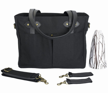 SoYoung Emerson Tote Diaper Bag - Black - EME-BLA