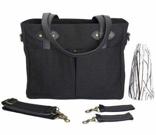 SoYoung Emerson Tote Diaper Bag - Black - EME-BLA