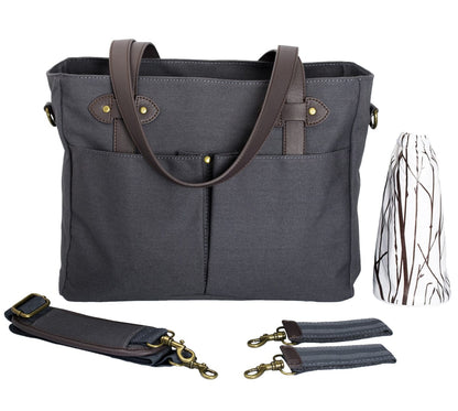 SoYoung Emerson Tote Diaper Bag - Slate - EME-SLA
