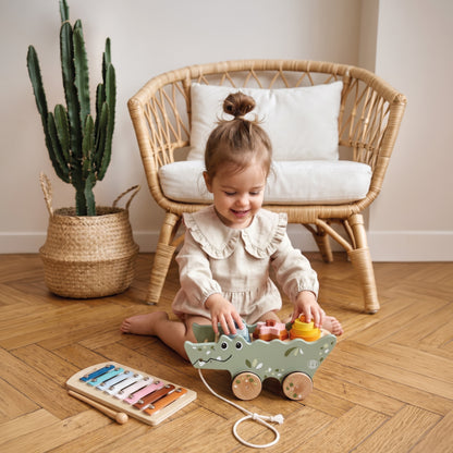 Speedy Monkey Croco Xylo & Activity Pull Along