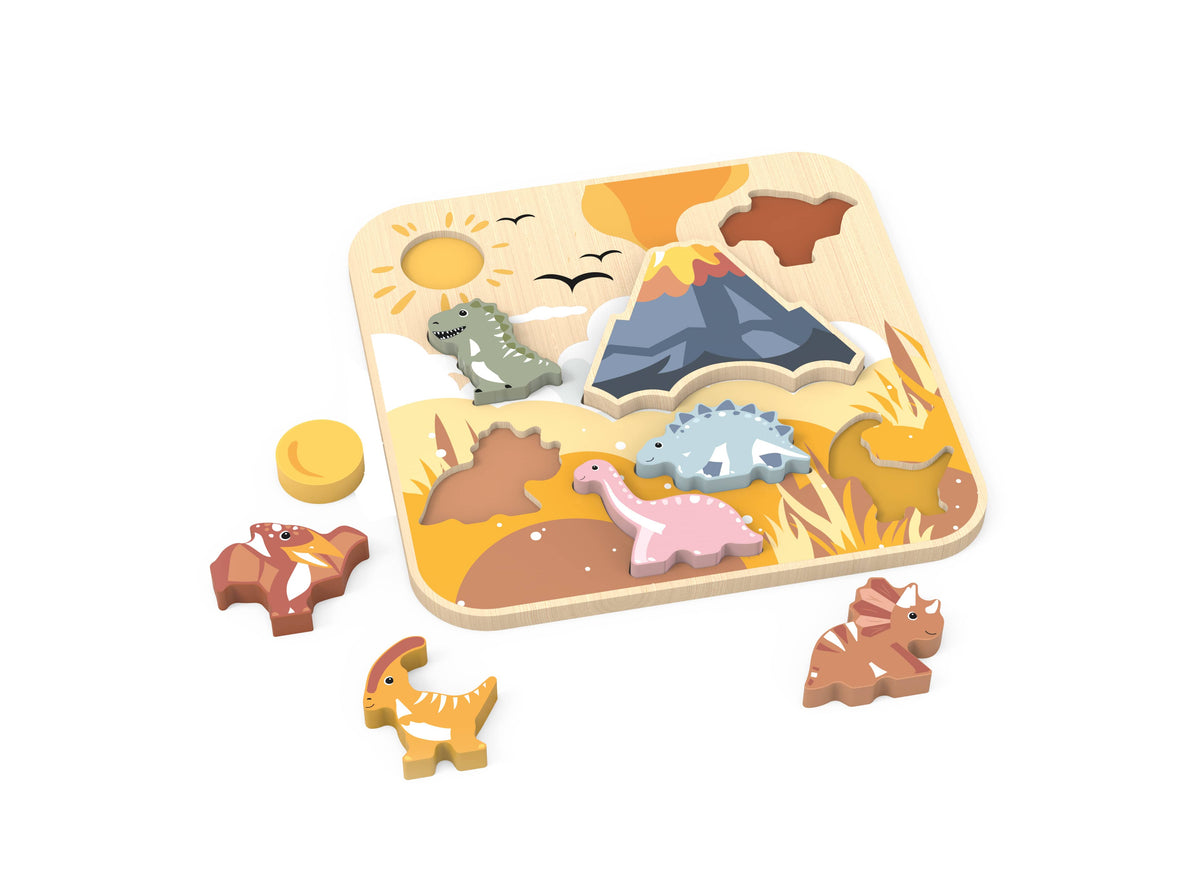 Speedy Monkey Jumbo Dino Chunky Puzzle
