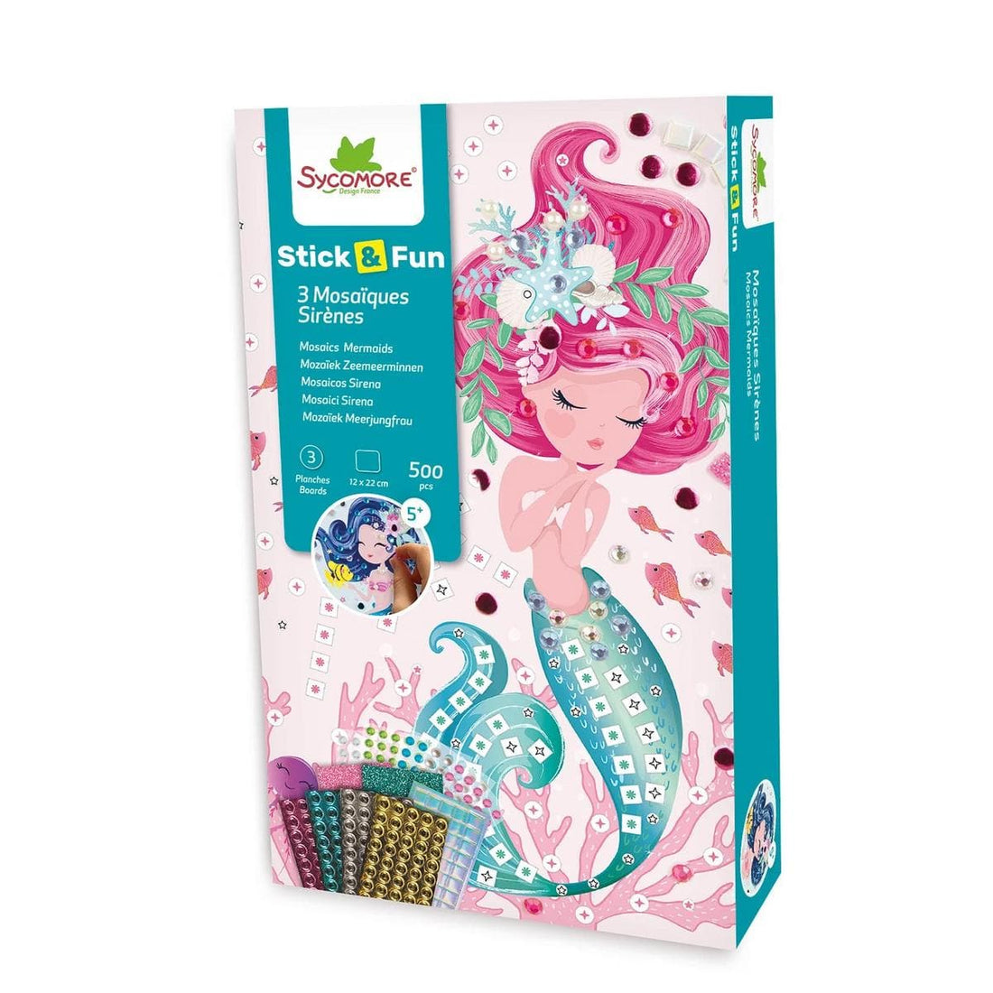 Speedy Monkey Stick'N Fun - XS Mosaics Mermaid (5y+) - CRE7024