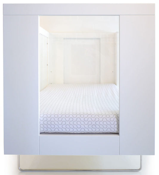 Spot On Square Alto Crib - Clear Acrylic - AC14001-CL