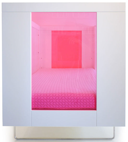 Spot On Square Alto Crib - Honeysuckle Acrylic - AC14001-HS