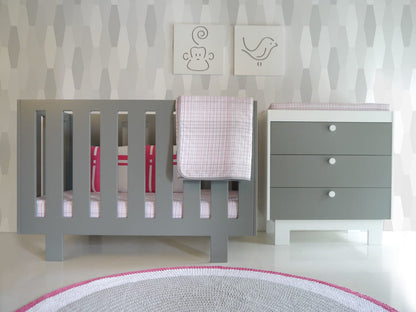 Spot On Square Eicho Crib - Grey - EC12001-GRY