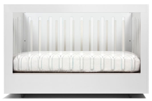 Spot On Square Roh Crib - White - 2 Sides Acrylic - RC13001-WH2
