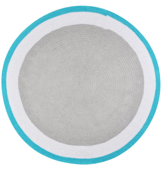 Spot On Square Trio Rug - Blue - TR14001-BLU