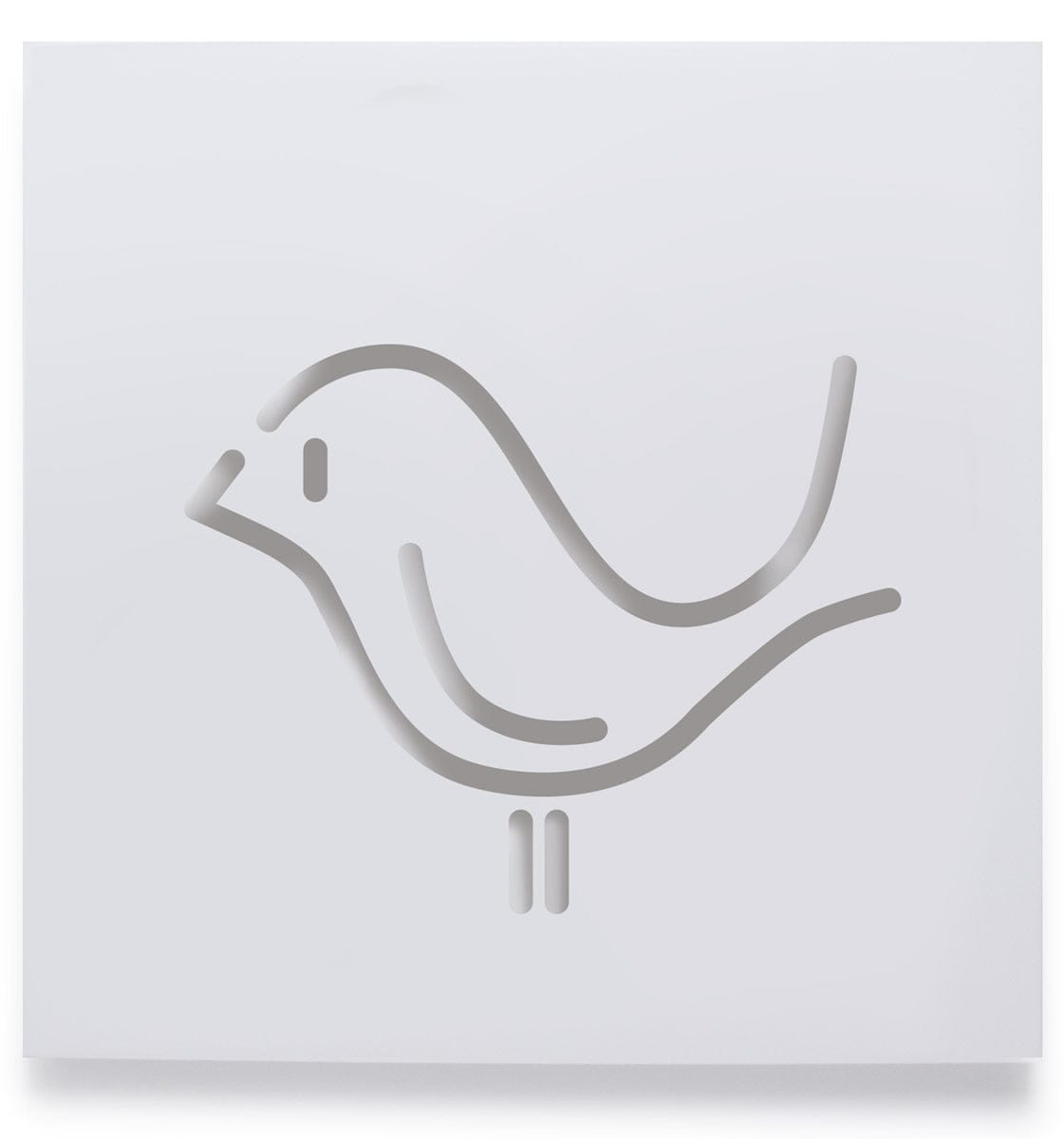 Spot On Square Wall Decor - Bird - WD14003-WH
