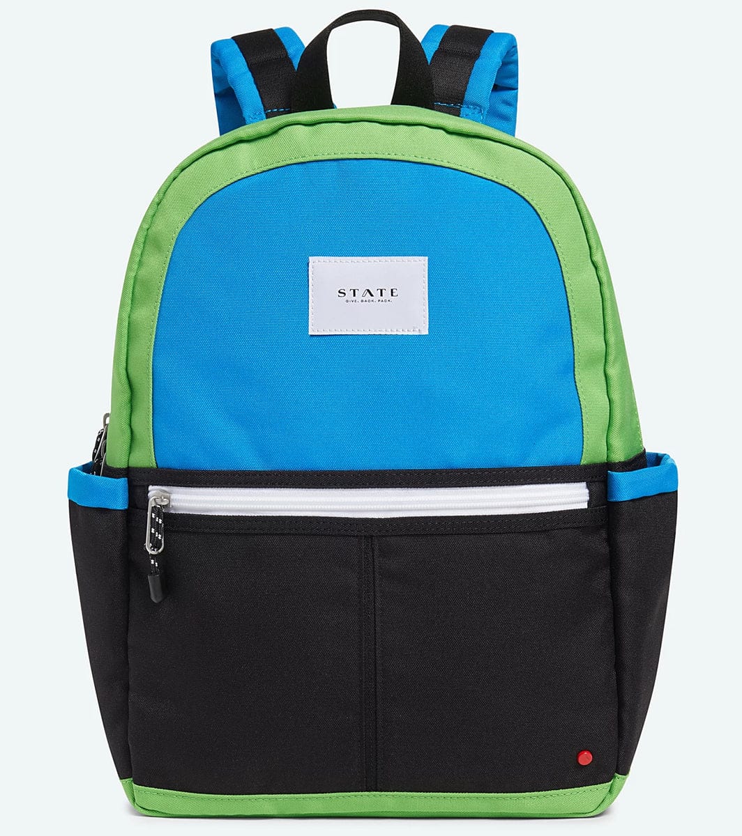 State Bags Kane Backpack Diaper Bag - Black/Green - F1991213-354