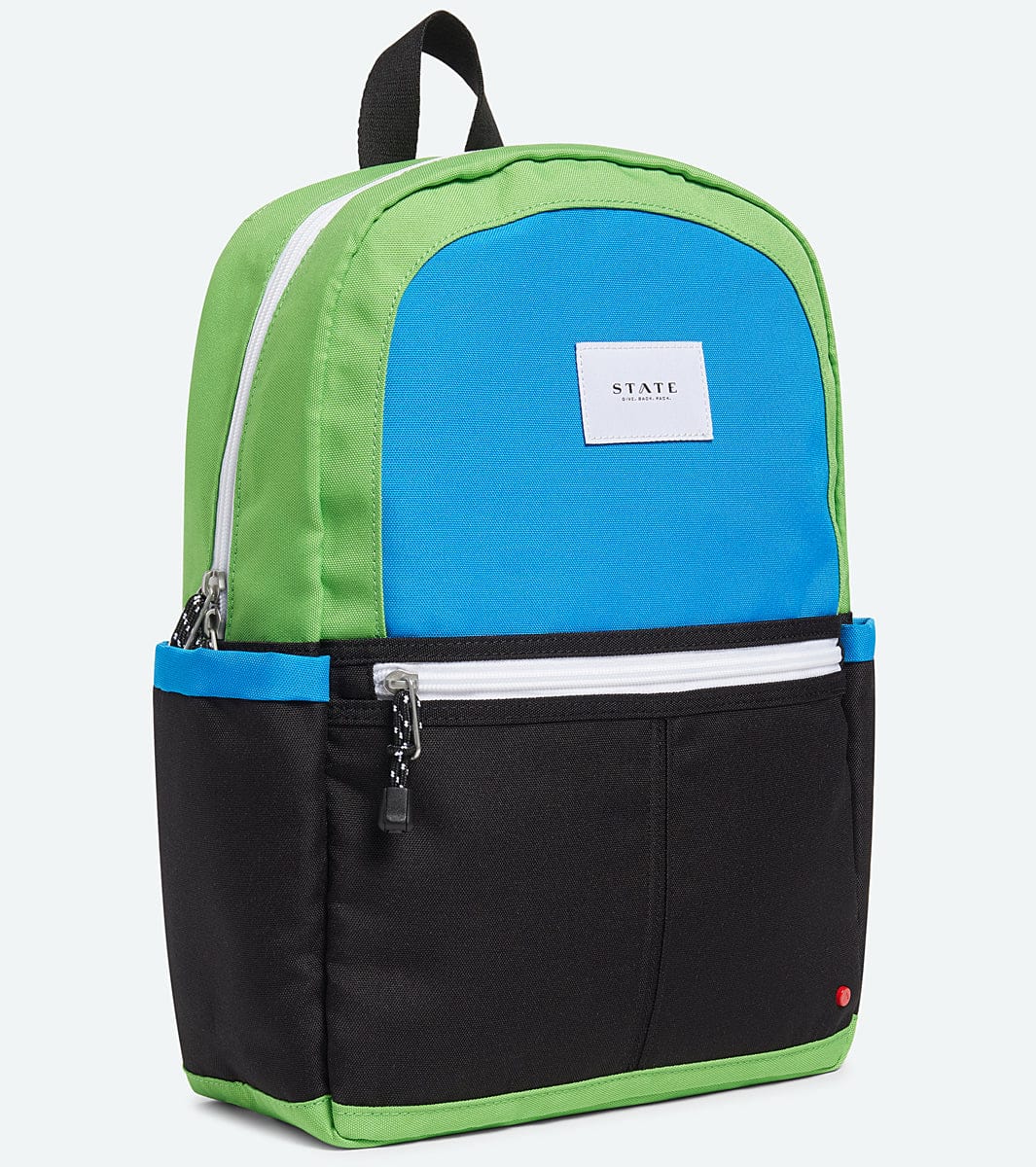 State Bags Kane Backpack Diaper Bag - Black/Green - F1991213-354