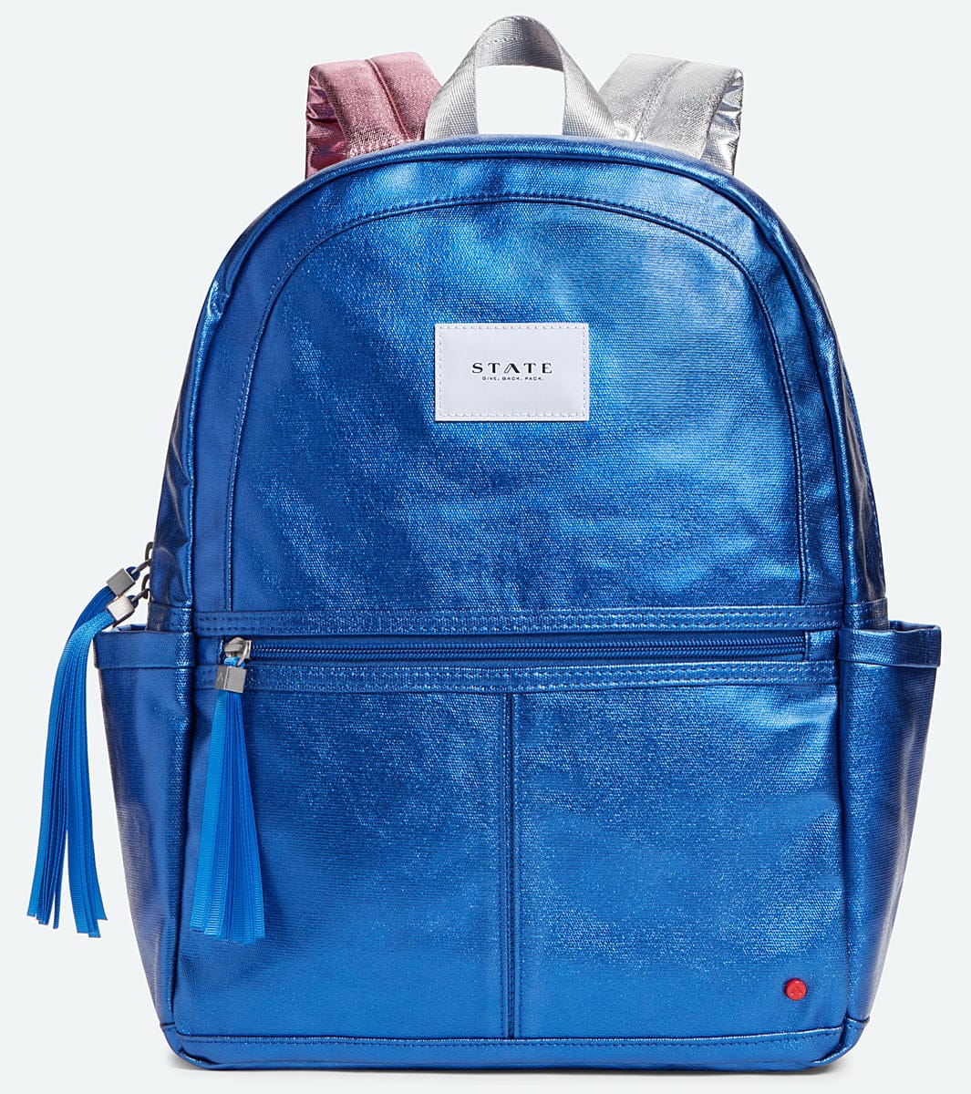 State Bags Kane Backpack Diaper Bag - Blue Metallic - F1964213-463