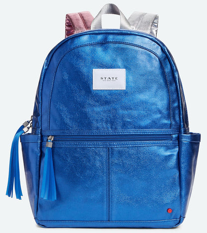 State Bags Kane Backpack Diaper Bag - Blue Metallic - F1964213-463
