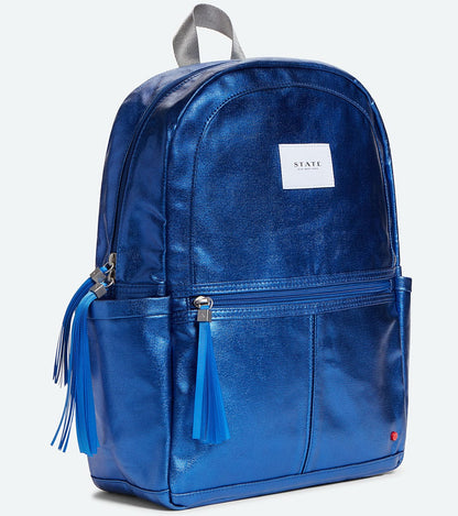 State Bags Kane Backpack Diaper Bag - Blue Metallic - F1964213-463
