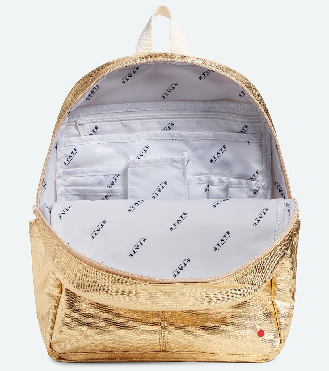 State Bags Kane Backpack Diaper Bag - Gold Metallic - X1064213-710