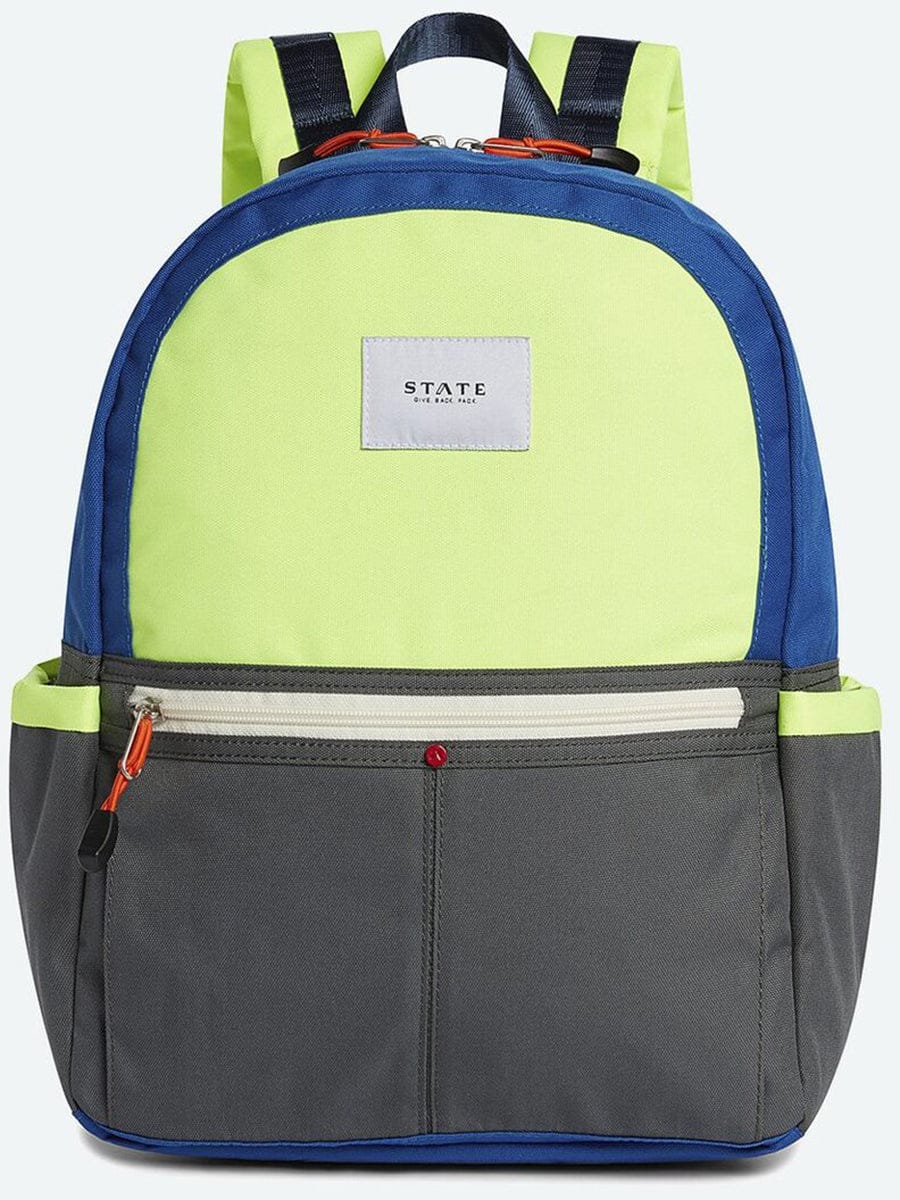 State Bags Kane Backpack Diaper Bag - Lime/Gray - X0106213-340