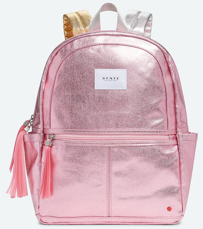 State Bags Kane Backpack Diaper Bag - Pink Metallic - F1964213-684