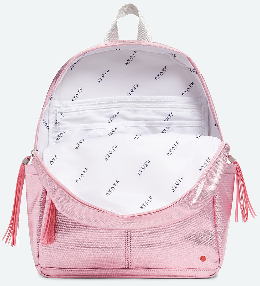 State Bags Kane Backpack Diaper Bag - Pink Metallic – Albee Baby