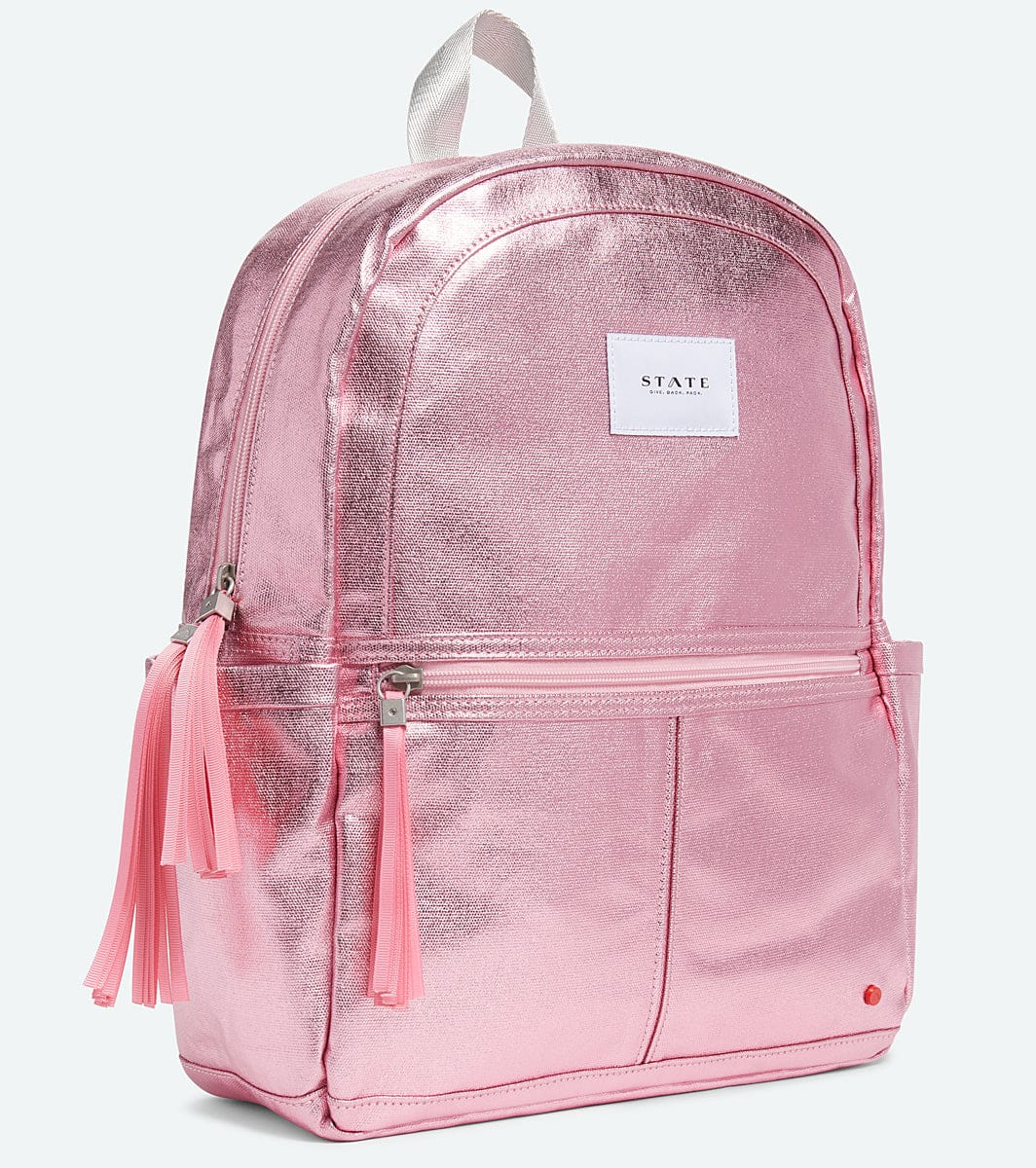 State Bags Kane Backpack Diaper Bag - Pink Metallic - F1964213-684