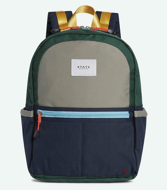 State Bags Kane Kids Backpack - Green/Navy - X1091213341