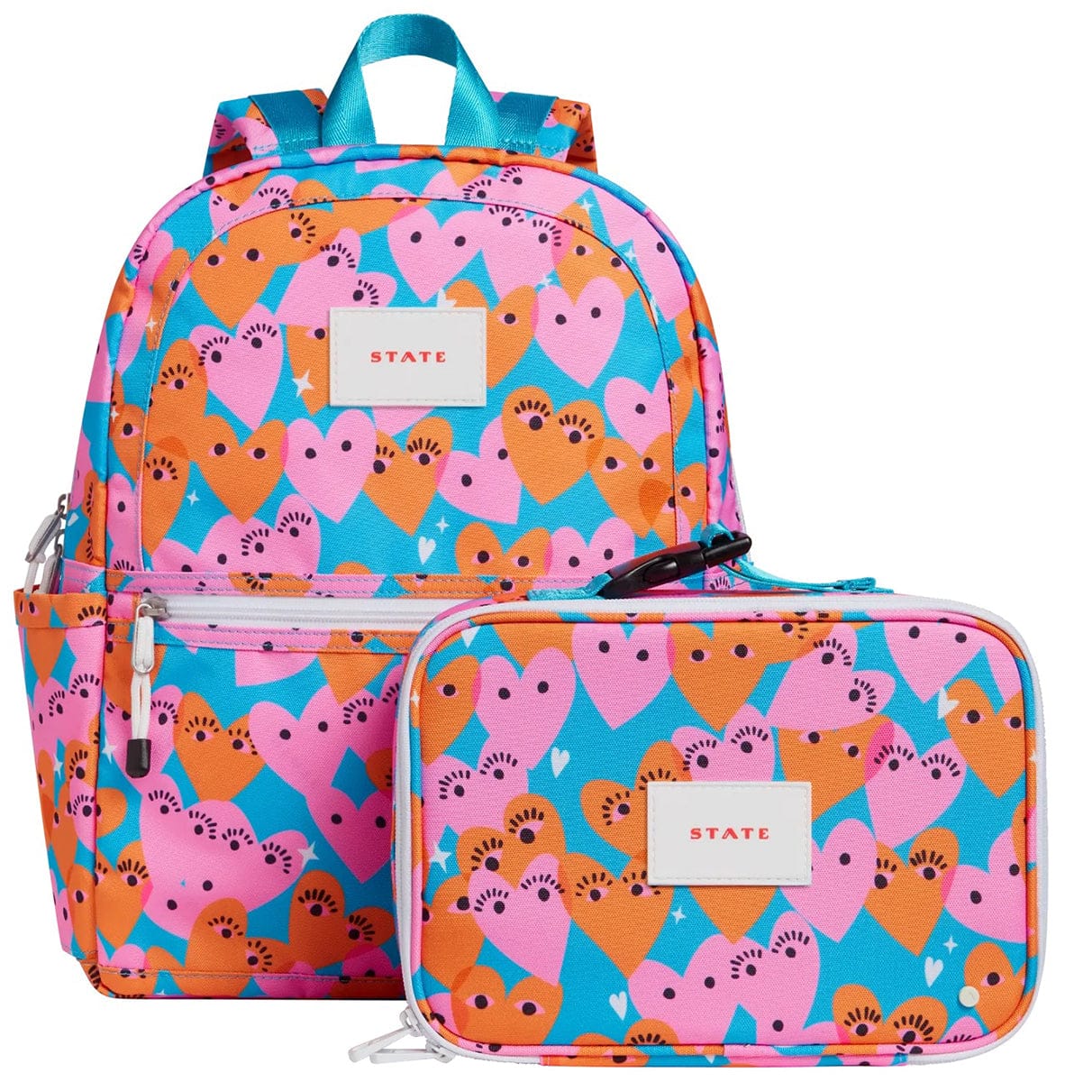 State Bags Kane Kids Backpack - Hearts - F223F213445