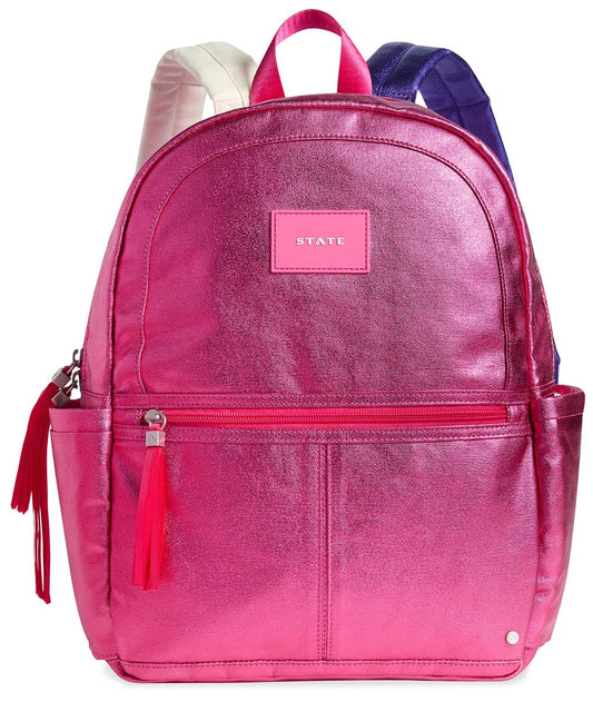 State Bags Kane Kids Backpack - Metallic Hot Pink Multi - F2264213653