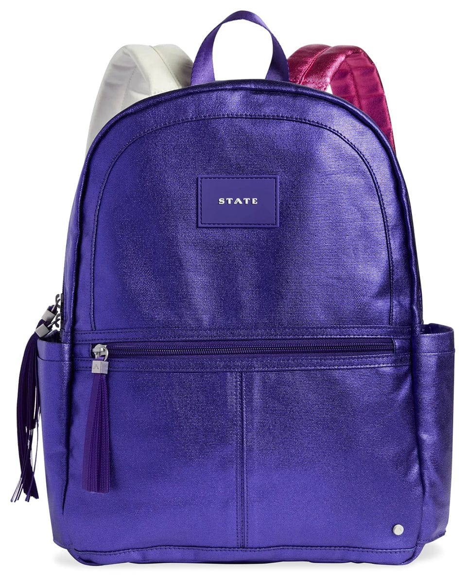 State Bags Kane Kids Backpack - Metallic Purple Multi - F2264213550