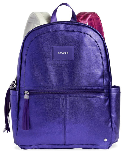 State Bags Kane Kids Backpack - Metallic Purple Multi - F2264213550