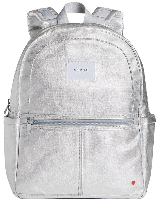 State Bags Kane Kids Backpack - Metallic Silver - X2264213040